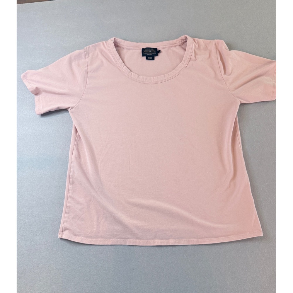 Pendleton‎ Short Sleeve Scoop Neck T-Shirt Blush Pink Womens Medium